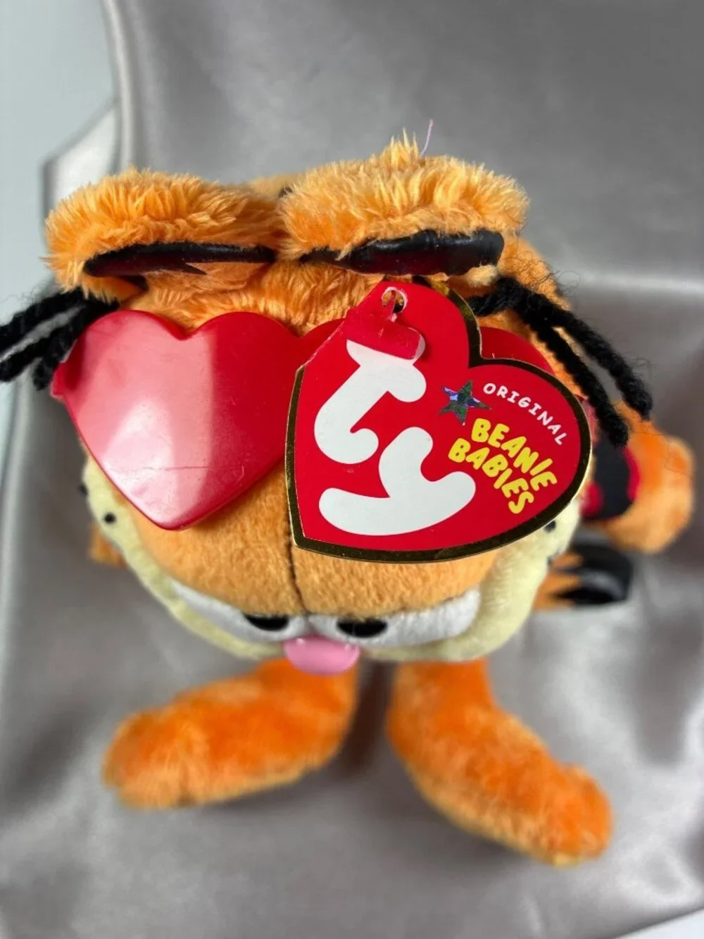 2005 TY Garfield Happy Valentine's Day Beanie Baby Plush 9